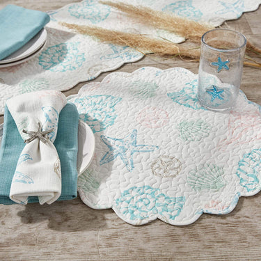 Beachcomber Quilted Table Runner - 54